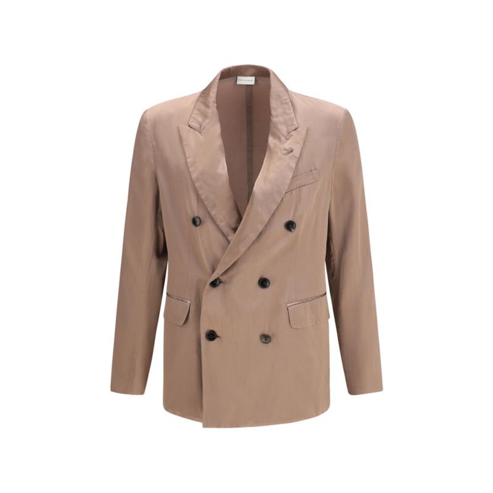 Dries Van Noten Men Double-Breasted Blazer